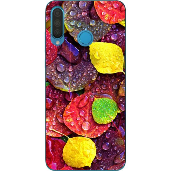 

Силиконовый чехол Casemarket для Huawei P30 Lite с картинкой Листья