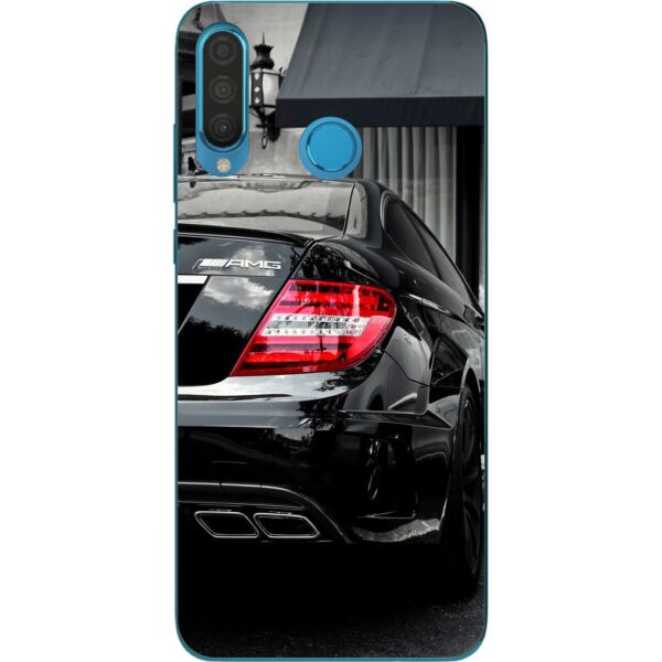 

Силиконовый чехол Casemarket для Huawei P30 Lite с картинкой Машина