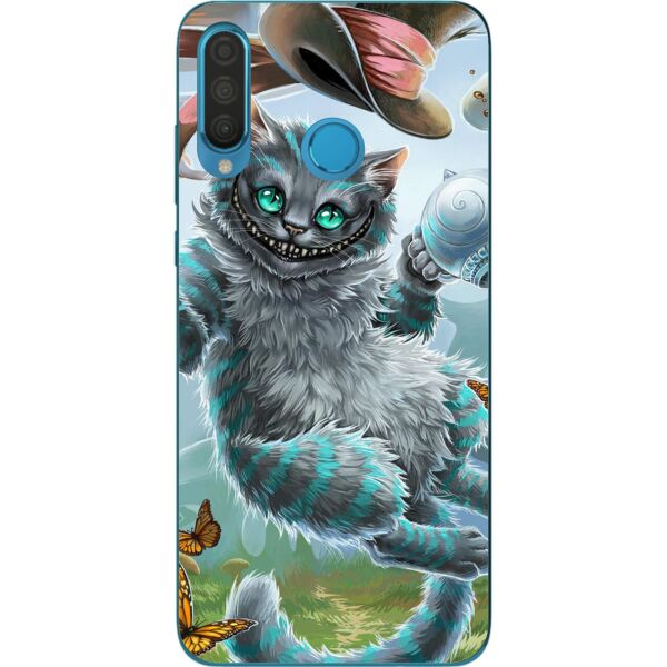 

Силиконовый чехол Casemarket для Huawei P30 Lite с картинкой Чеширский кот