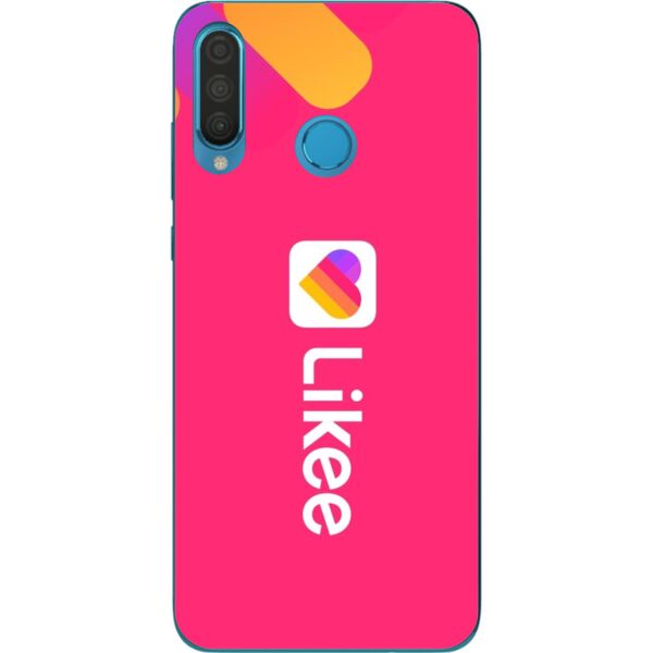 

Силиконовый бампер Casemarket с изображением для Huawei P30 Lite Likee на розовом фоне