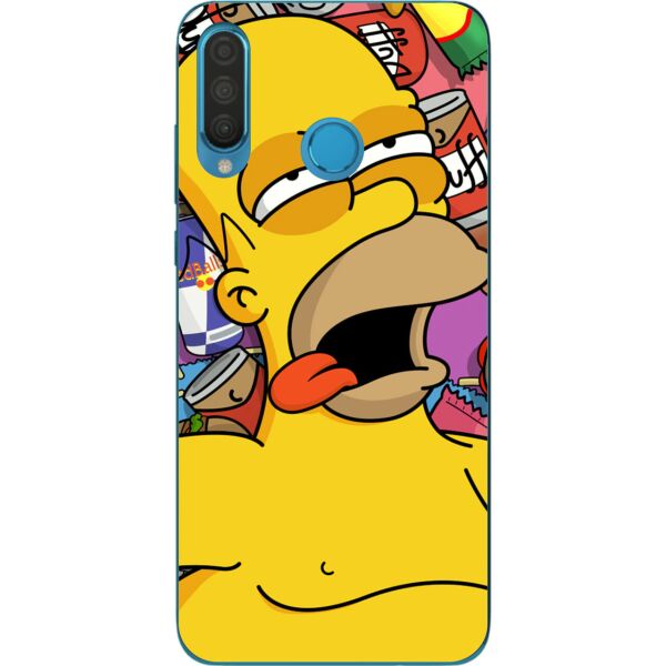 

Силиконовый бампер Casemarket с изображением для Huawei P30 Lite Симпсон