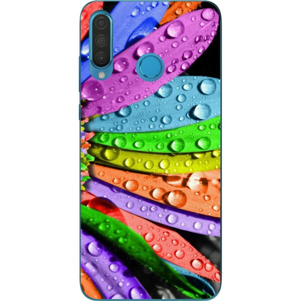 

Силиконовый бампер Casemarket с изображением для Huawei P30 Lite Цветок