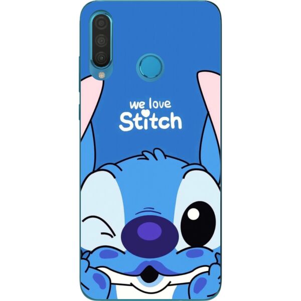 

Оригинальный силиконовый чехол Casemarket для Huawei P30 Lite с картинкой Стич
