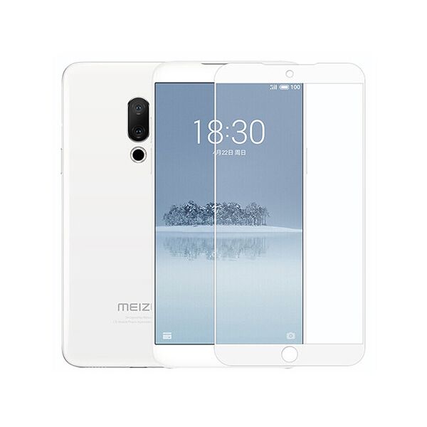 

Захисне скло Glass Full Screen для Meizu 15 Lite (Білий)