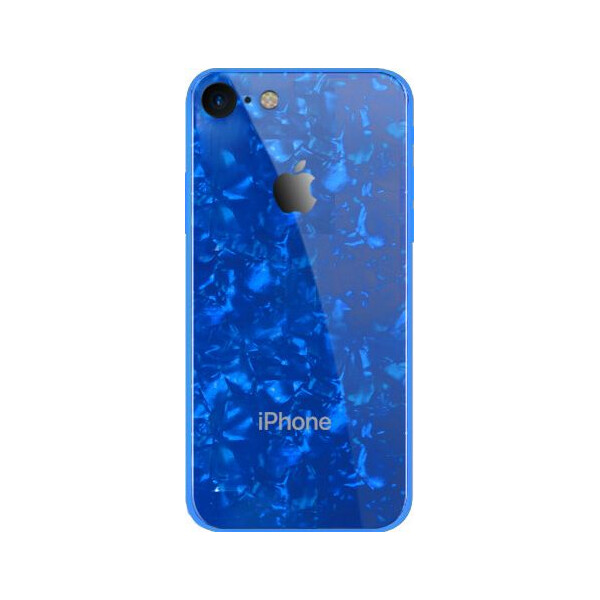 

Чехол накладка xCase на iPhone 6/6S Glass Marble Case blue