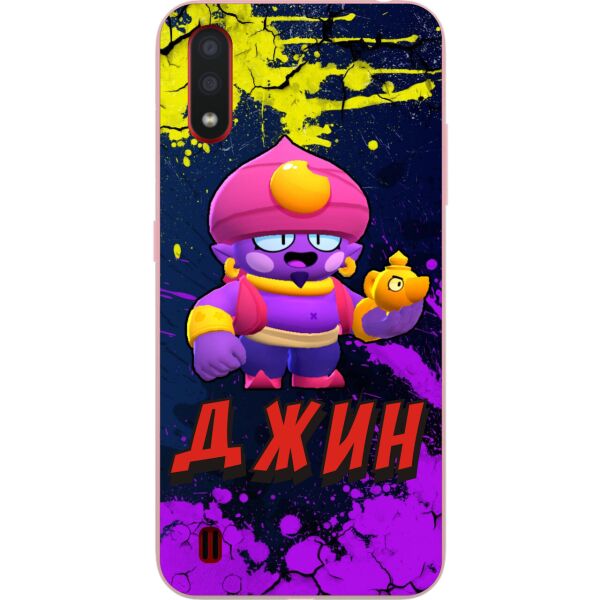 

Силиконовый чехол Casemarket для Samsung A01 Galaxy A015F с картинкой Бравл Старс Джин