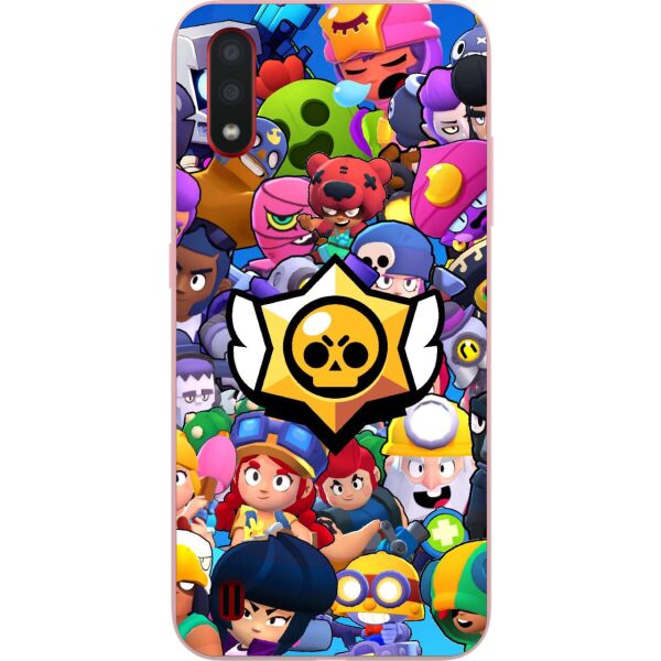 

Силиконовый чехол Casemarket для Samsung A01 Galaxy A015F с картинкой Бравл Старс Герои