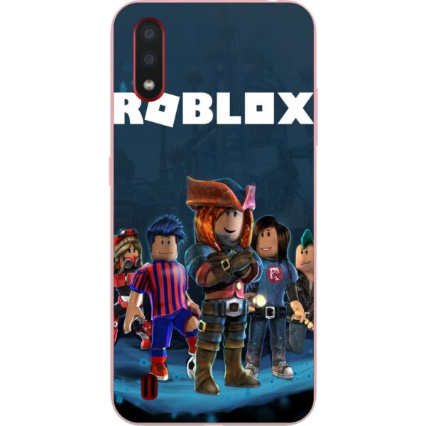 

Оригинальный чехол Casemarket для Samsung A01 Galaxy A015F с картинкой Роблокс
