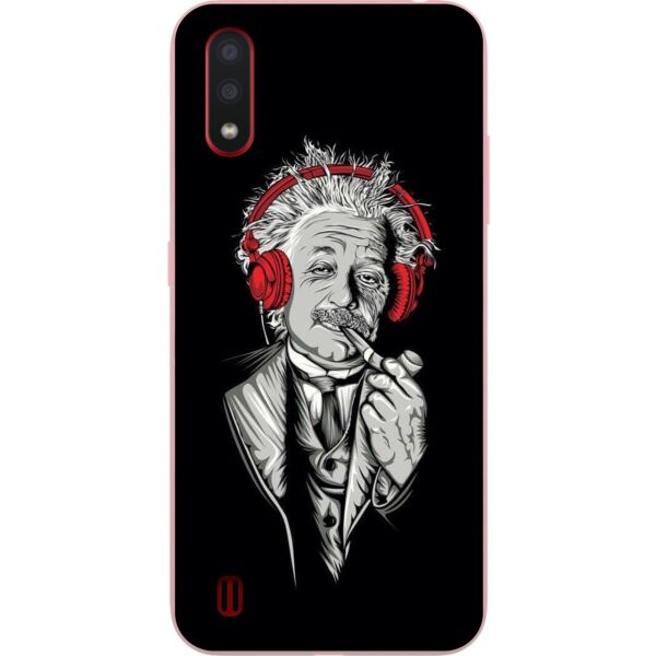 

Чехол силиконовый Casemarket с картинкой для Samsung A01 Galaxy A015F Эйнштейн