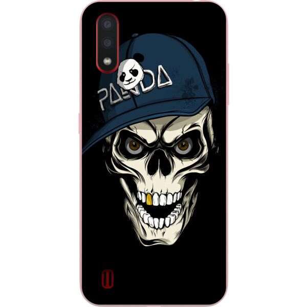 

Чехол силиконовый Casemarket с картинкой для Samsung A01 Galaxy A015F Череп в кепке