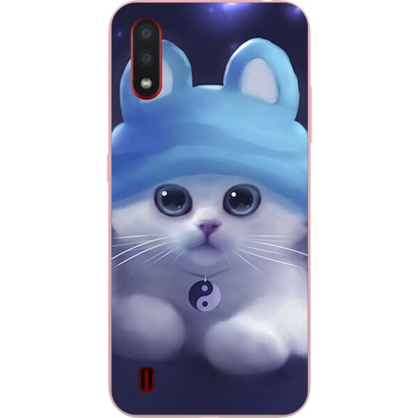 

Чехол силиконовый Casemarket с картинкой для Samsung A01 Galaxy A015F Котик