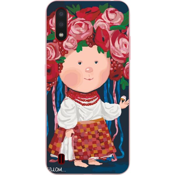 

Чехол силиконовый Casemarket с картинкой для Samsung A01 Galaxy A015F Украиночка