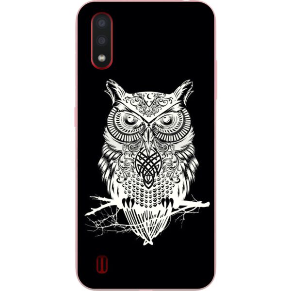 

Чехол Casemarket с картинкой силиконовый для Samsung A01 Galaxy A015F Сова