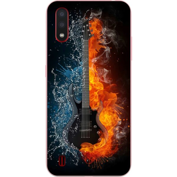 

Чехол Casemarket с картинкой силиконовый для Samsung A01 Galaxy A015F Гитара