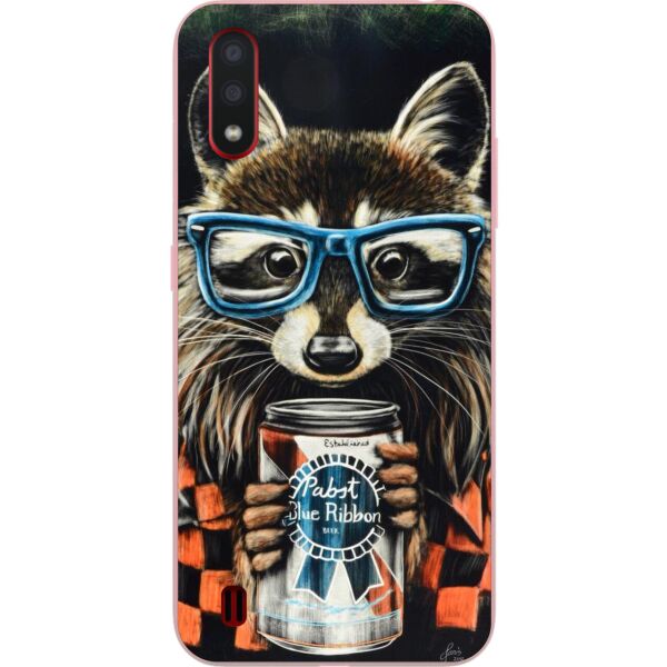 

Чехол Casemarket с картинкой силиконовый для Samsung A01 Galaxy A015F Енот