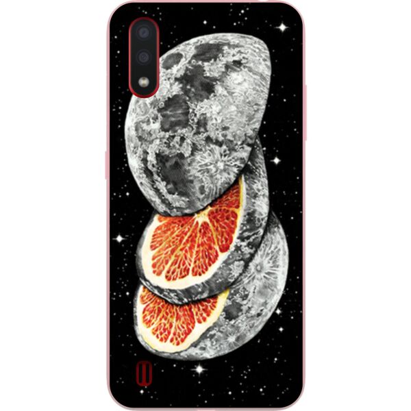 

Чехол Casemarket с картинкой силиконовый для Samsung A01 Galaxy A015F Апельсин