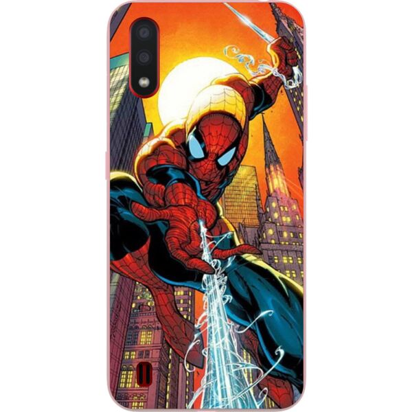 

Силиконовый чехол Casemarket для Samsung A01 Galaxy A015F с картинкой Человек паук
