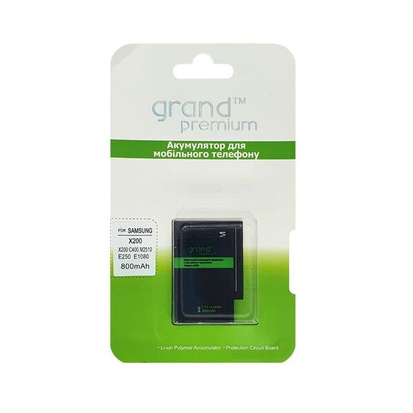 

Акумулятор Grand Premium для Samsung X200 (AB463446BU)