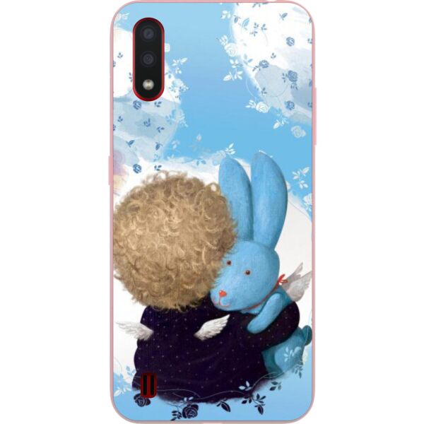

Силиконовый бампер Casemarket с изображением для Samsung A01 Galaxy A015F Ангелочек