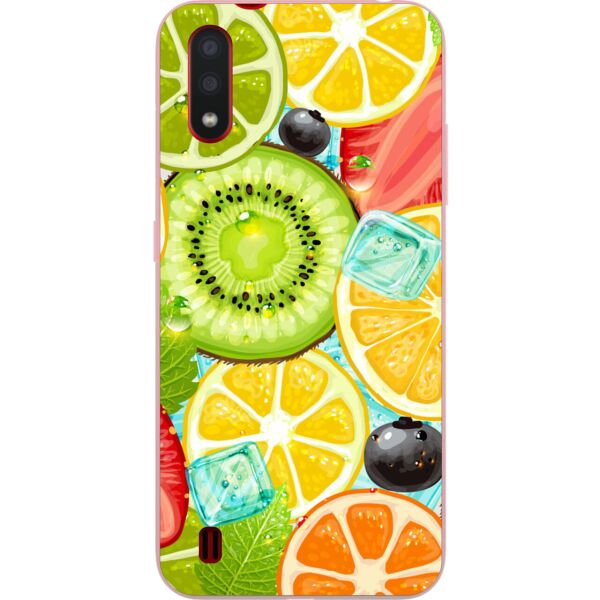 

Силиконовый бампер Casemarket с изображением для Samsung A01 Galaxy A015F Фрукты