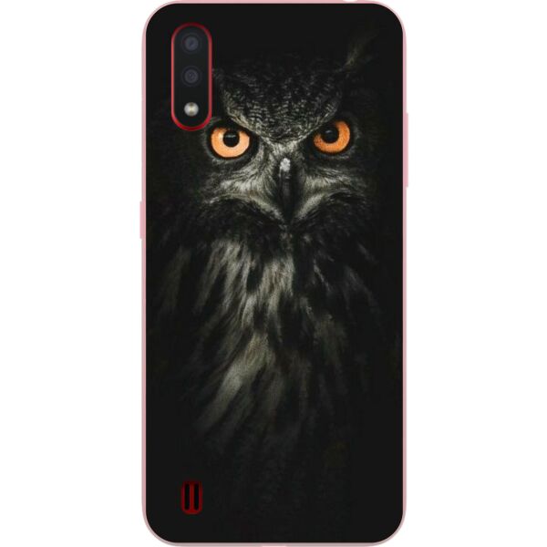

Оригинальный силиконовый чехол Casemarket для Samsung A01 Galaxy A015F с картинкой Сова