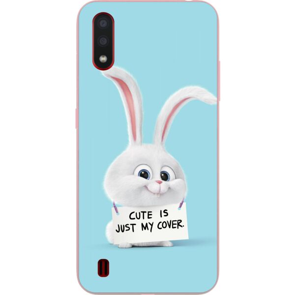 

Оригинальный силиконовый чехол Casemarket для Samsung A01 Galaxy A015F с картинкой Зайка