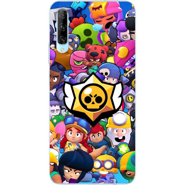 

Силиконовый чехол Casemarket для Huawei P Smart Pro с картинкой Бравл Старс Герои