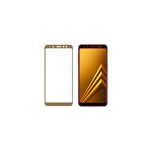 

Захисне скло Glass Full Screen для Samsung A730 Galaxy A8 Plus 2018 (Золотий)