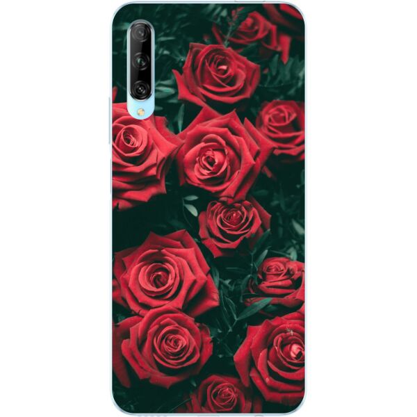 

Силиконовый бампер Casemarket с изображением для Huawei P Smart Pro Розы