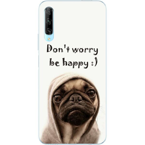 

Оригинальный силиконовый чехол Casemarket для Huawei P Smart Pro с картинкой Мопс