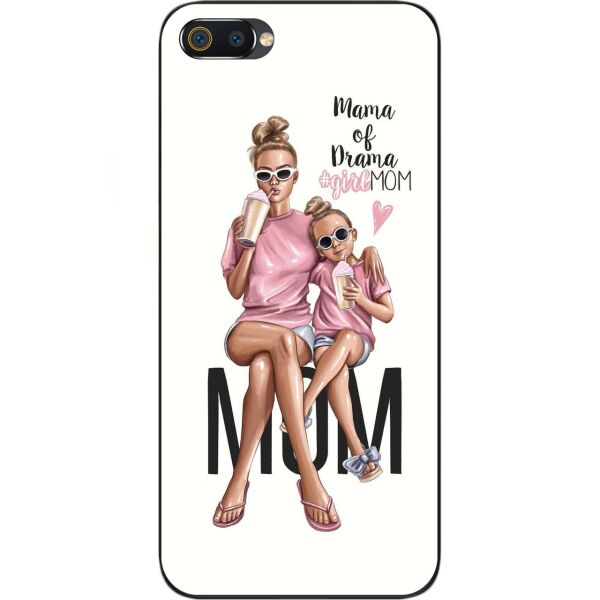 

Оригинальный TPU чехол Casemarket для Realme C2 с рисунком Мама с дочкой