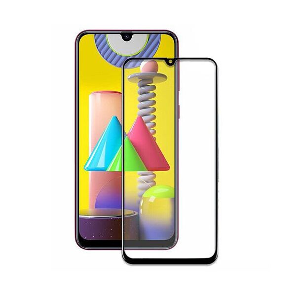 

Захисне скло Glass 6D Full Glue для Samsung M315 Galaxy M31 (Чорний)