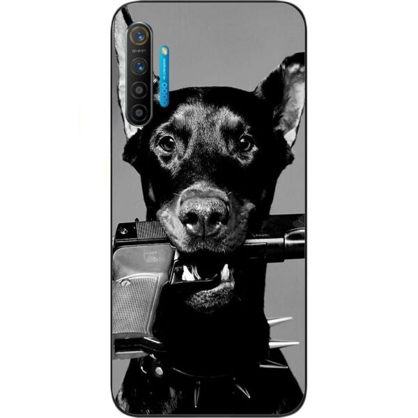 

Силиконовый бампер Casemarket с изображением для Realme XT Пес