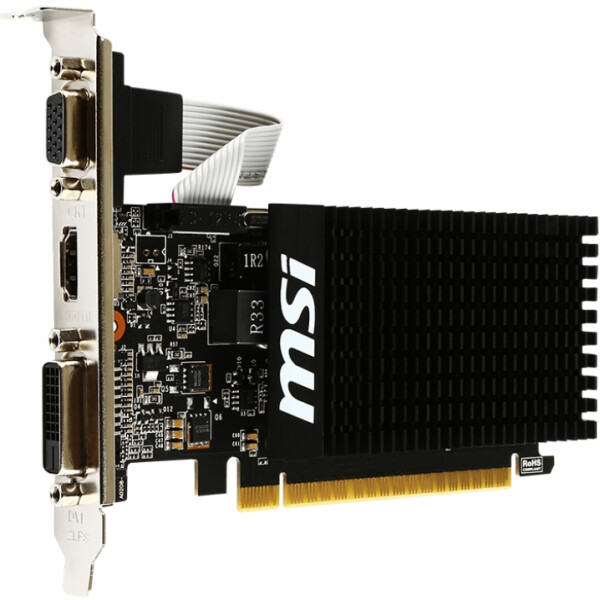 

MSI PCI-Ex GeForce GT 710 1024 MB DDR3 (GT 710 1GD3H LP) (4884315)