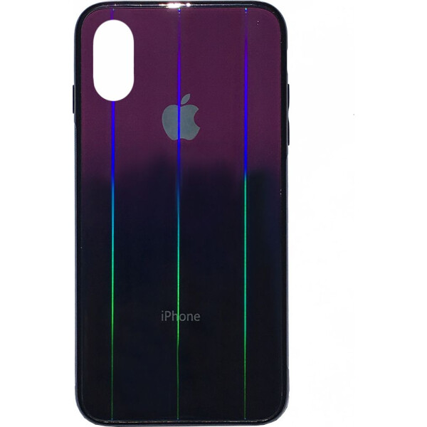 

Чехол накладка xCase на iPhone XR Glass Shine Case Logo marsala