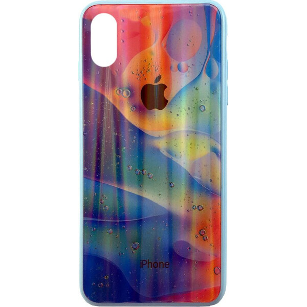 

Чехол накладка xCase на iPhone X/XS Polaris Smoke Case Logo blue mix