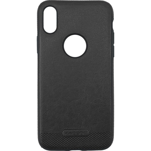 

Чехол накладка xCase для iPhone X/XS Leather Logo Case black