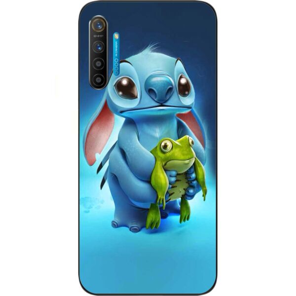 

Силиконовый чехол Casemarket для Realme X2 с картинкой Стич с лягушкой