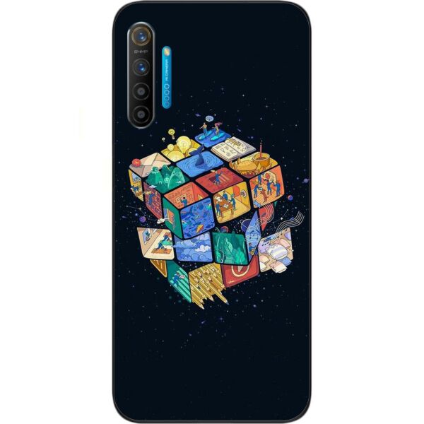

Оригинальный бампер Casemarket для Realme X2 с картинкой Кубик