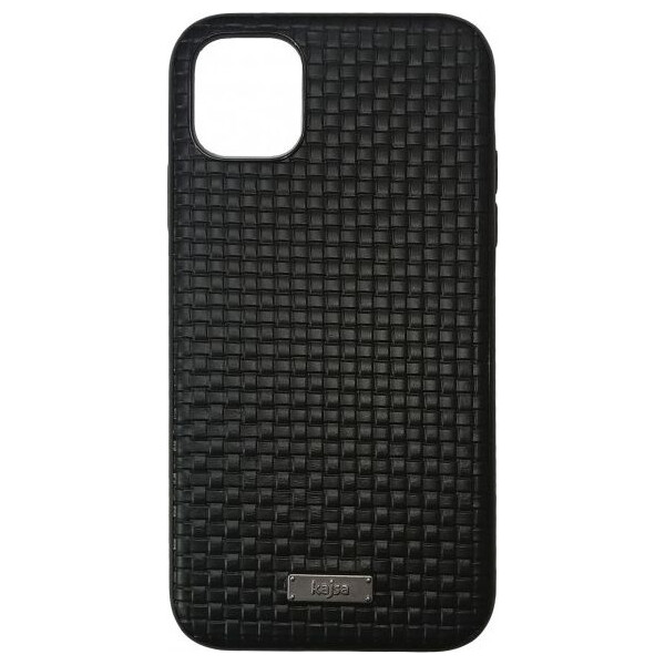 

Чехол накладка на iPhone 11 Pro Kajsa Genuine Leather Grass Pattern black