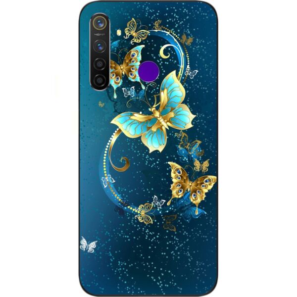 

Чехол силиконовый Casemarket с картинкой для Realme Q Красивые бабочки