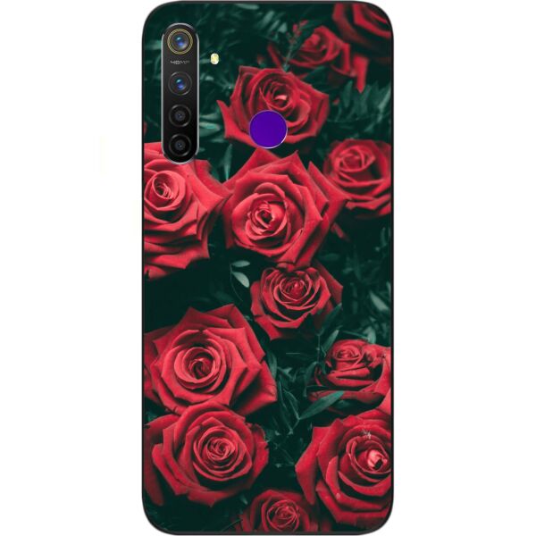 

Силиконовый бампер Casemarket с изображением для Realme Q Розы