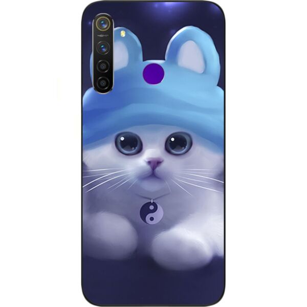 

Оригинальный бампер Casemarket для Realme Q с картинкой Котик