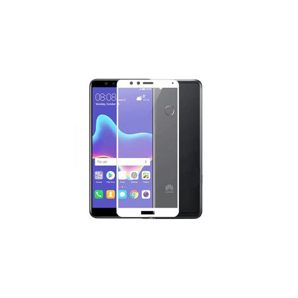 

Захисне скло Glass Full Screen для Huawei Y9 2018 (FLA-LX1) (Білий)