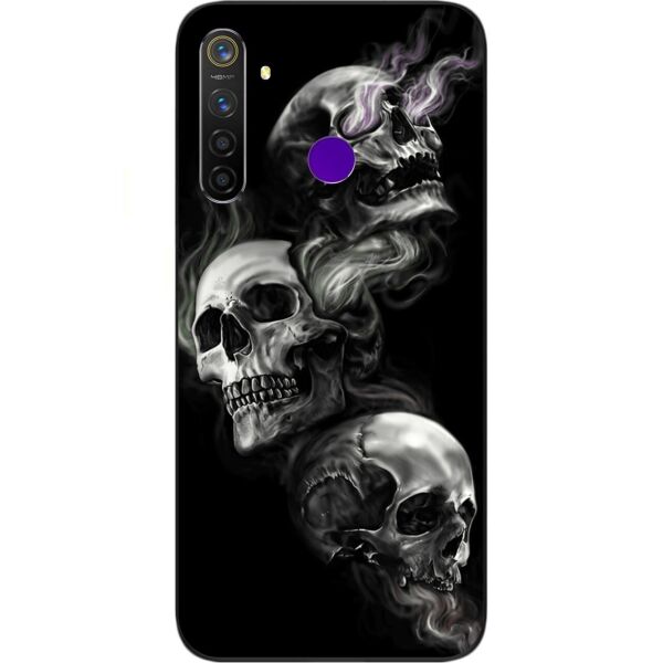 

Чехол силиконовый Casemarket для Realme Q с картинкой Три черепа