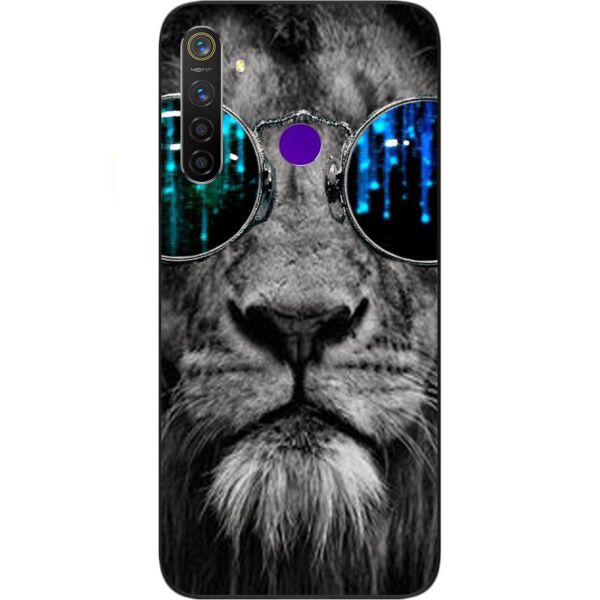 

Чехол силиконовый Casemarket для Realme Q с картинкой Лев