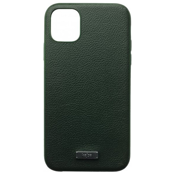 

Чехол накладка на iPhone 11 Kajsa Luxe Collection Leather green