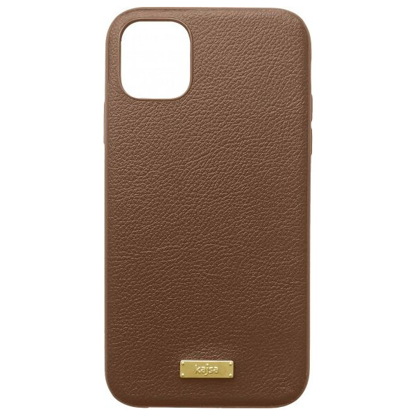 

Чехол накладка на iPhone 11 Pro Max Kajsa Luxe Collection Leather tan
