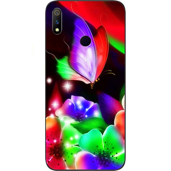 

Чехол силиконовый Casemarket с картинкой для Realme 3 Pro Яркая бабочка