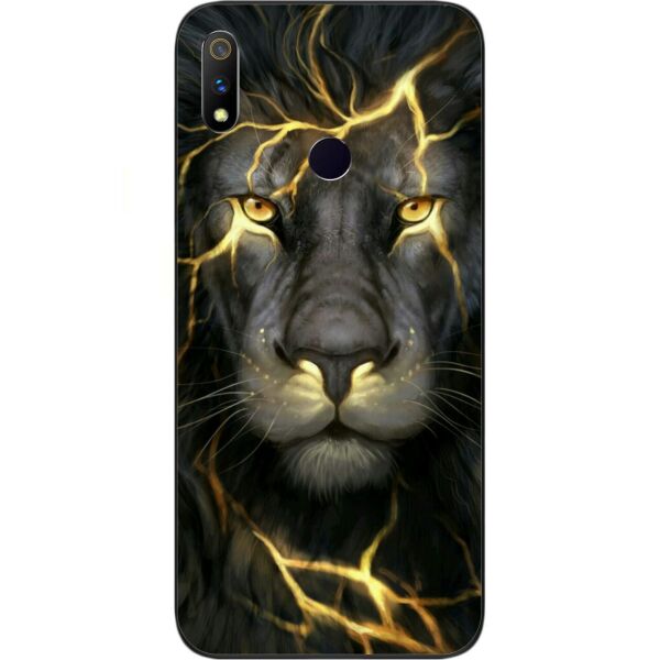

Чехол силиконовый Casemarket для Realme 5 Pro с картинкой Лев